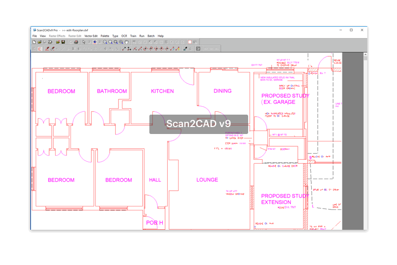 Comparing the interfaces of Scan2CAD v9 vs. Scan2CAD v10