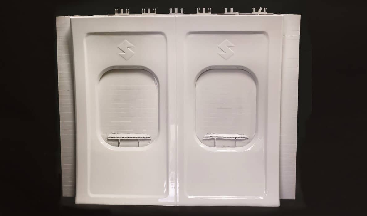 Aircraft wing part created using Stratasys' Infinite-Build 3D Demonstrator