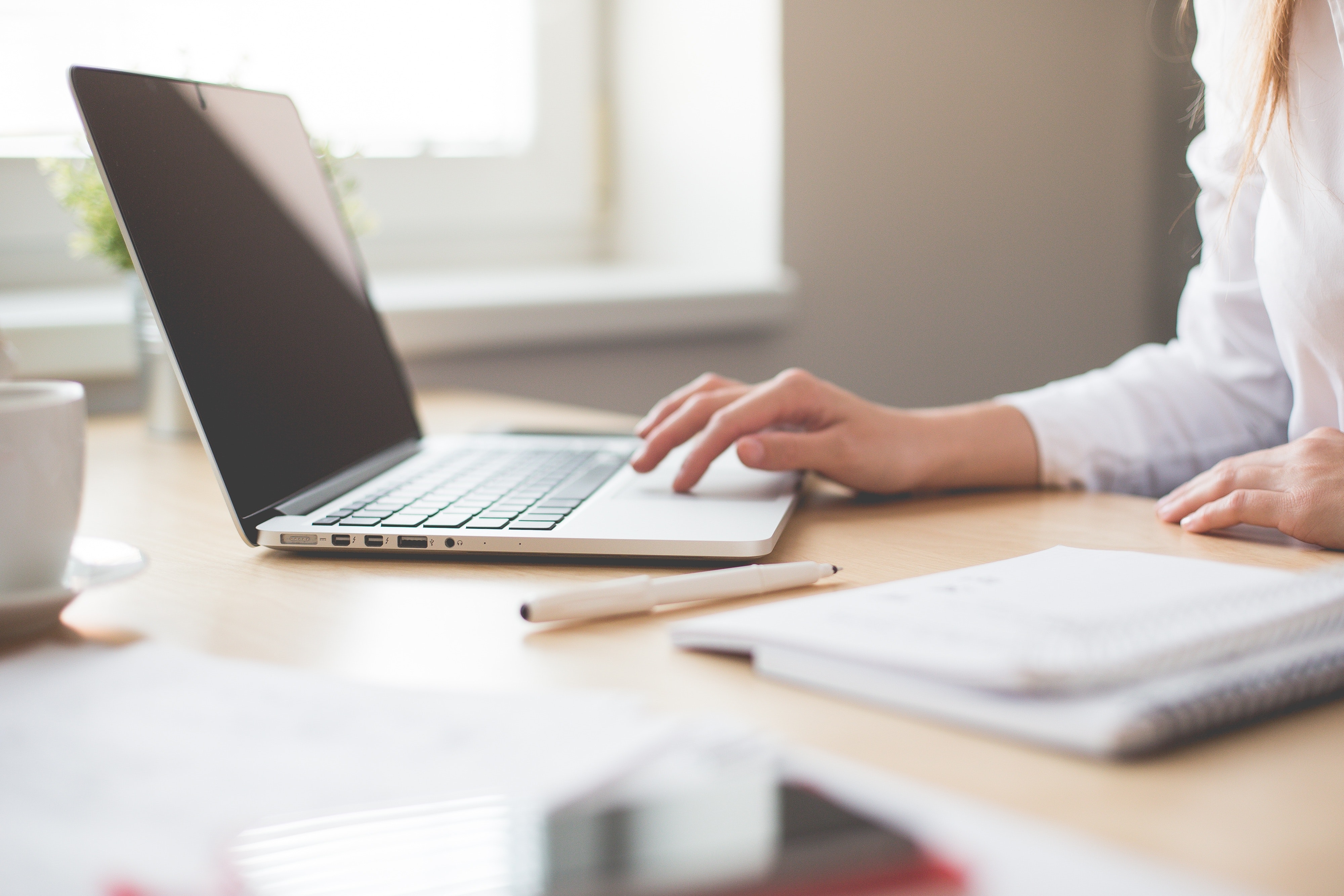 image of laptop on desk