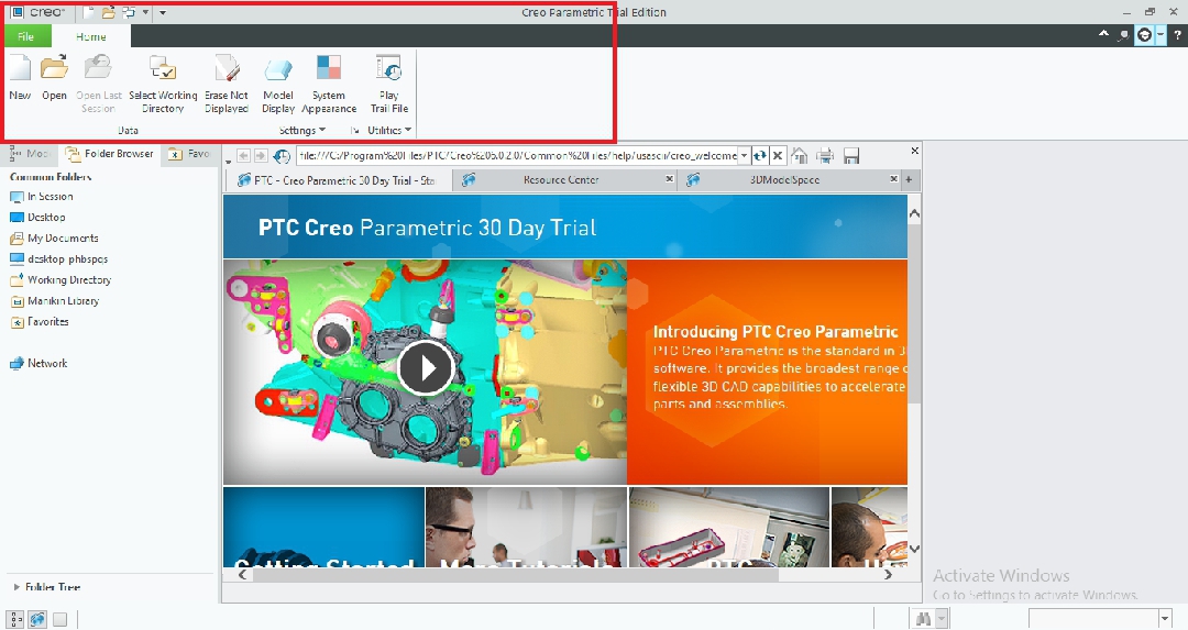 launch screen menu bar screenshot