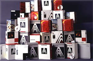 Early AutoCAD packaging