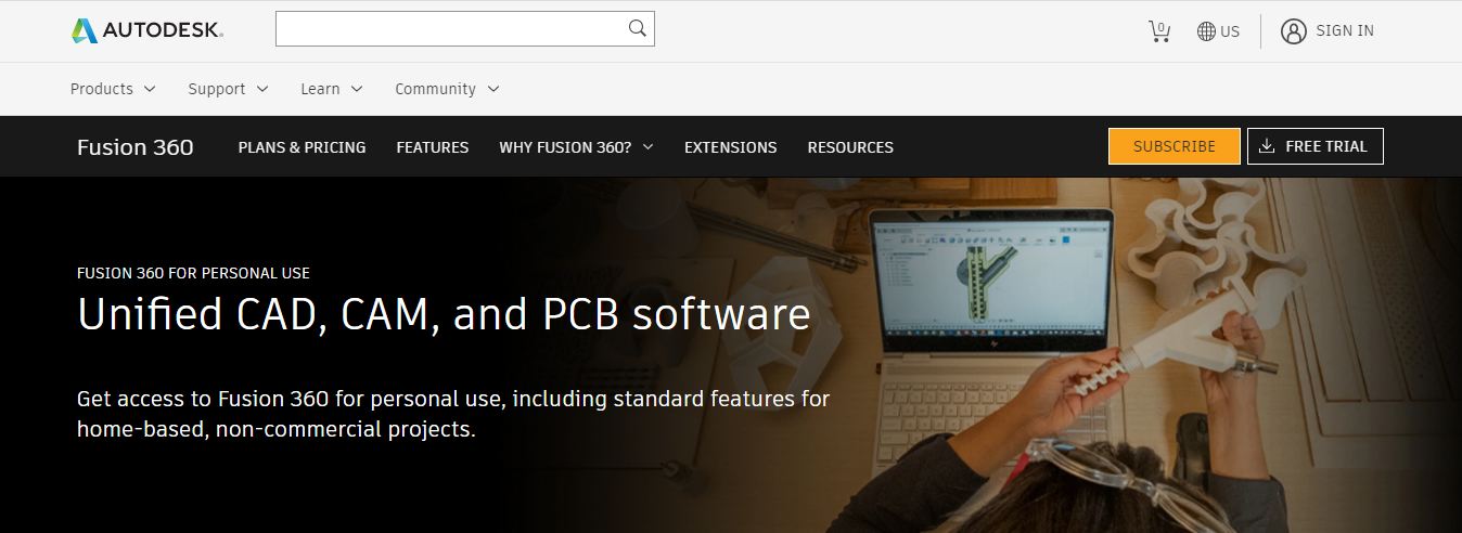 Fusion 360 for personal use