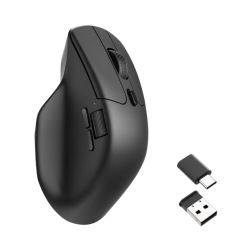 Image of the Keychain M6 Wireless Mouse in black