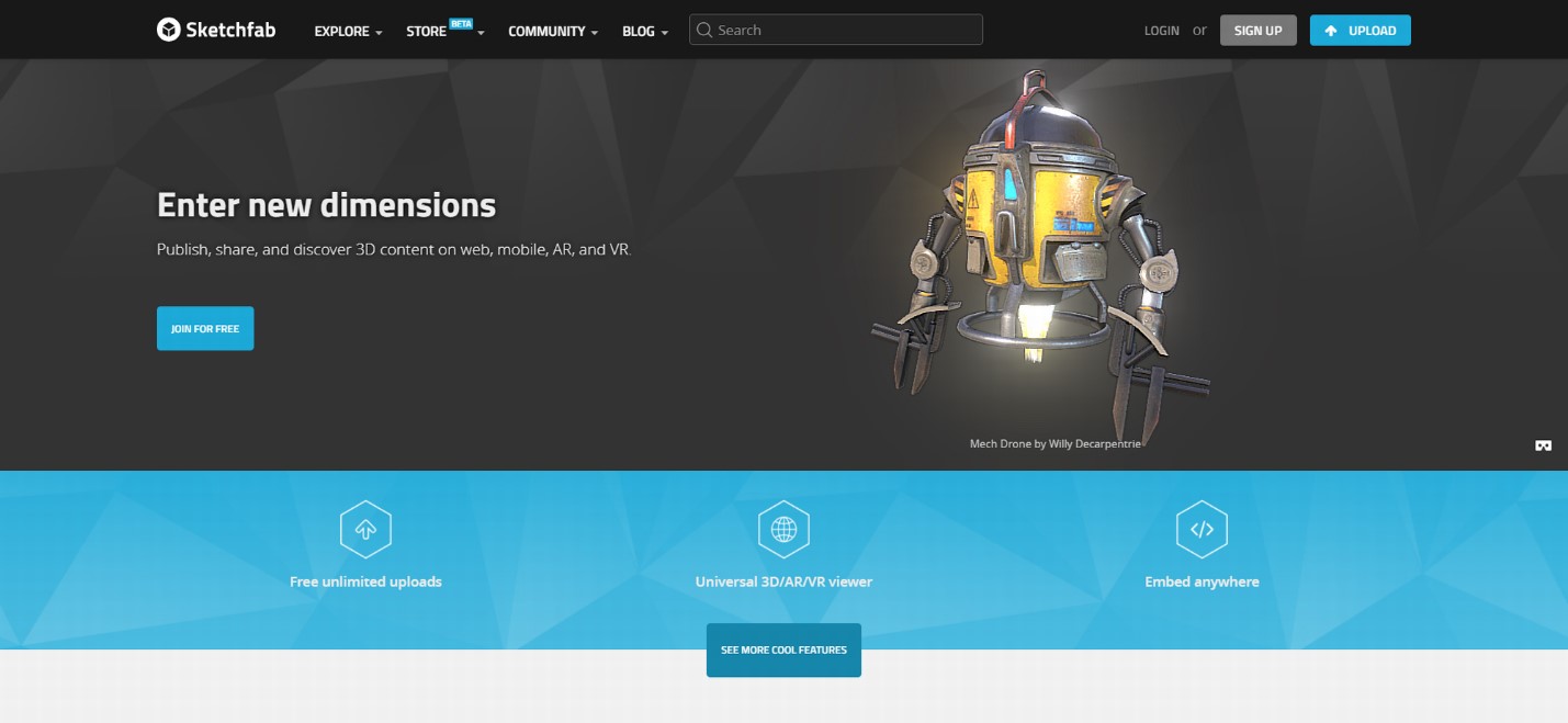 Sketchup website screenshot