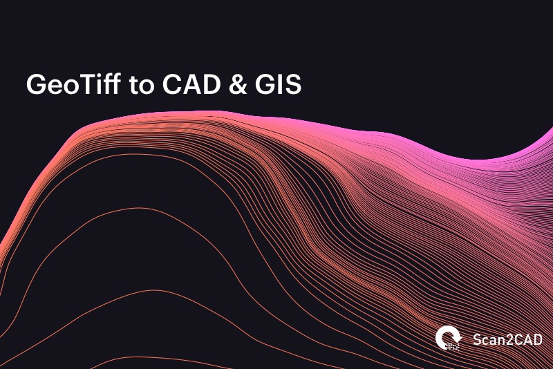 Graphic Topgraphic Lines - GeoTiff to CAD & GIS