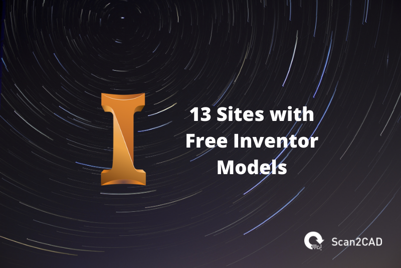 Inventor logo, Scan2CAD logo,