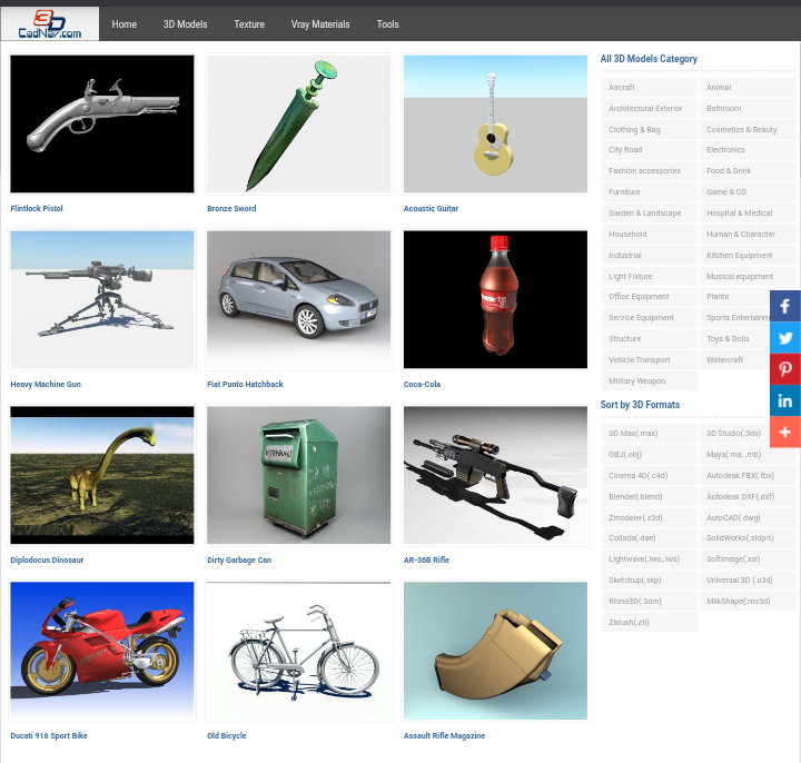 CADNav website screenshot