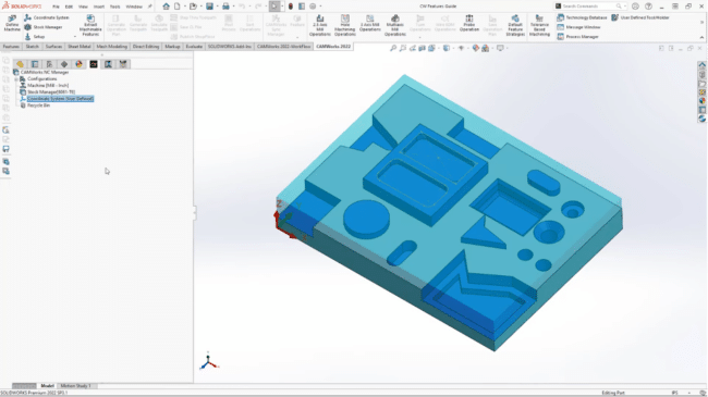 CAMWorks in SolidWorks
