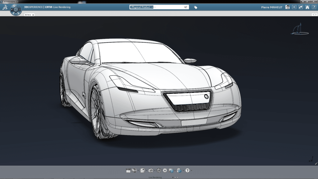 Screenshot of CATIA