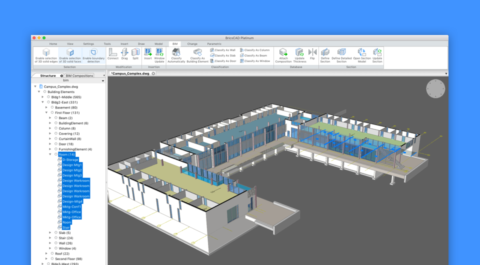 design in BricsCAD BIM