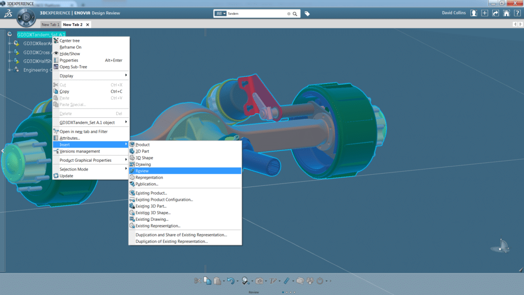 Screenshot of ENOVIA