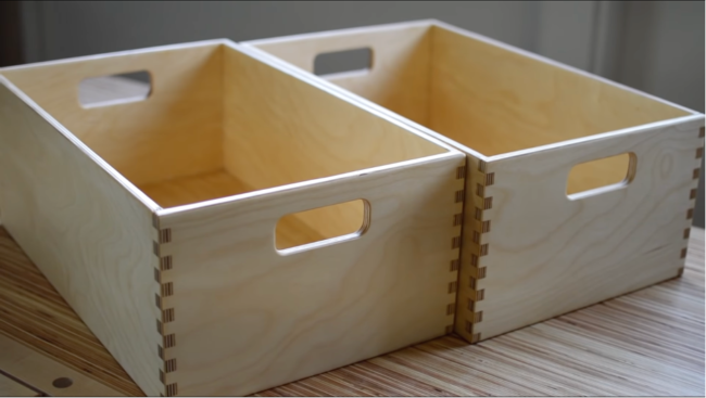 Finger-jointed crates