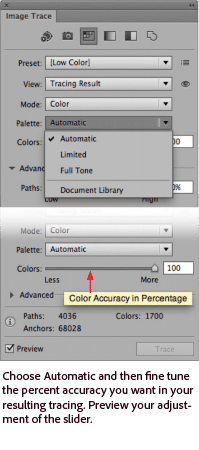 Adobe Illustrator's color palette