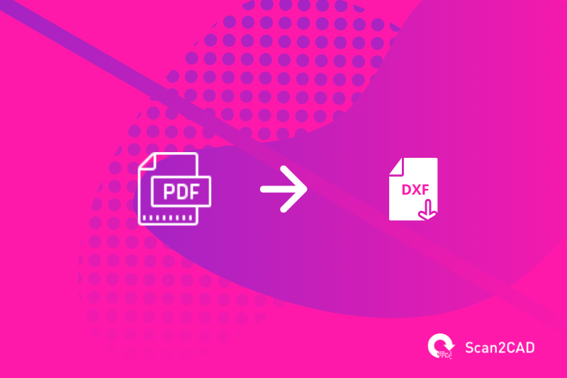 PDF to DXF file icons