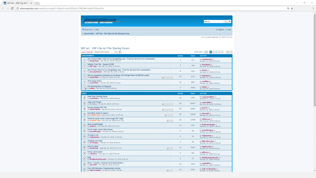 Screenshot of plasmaspider.com