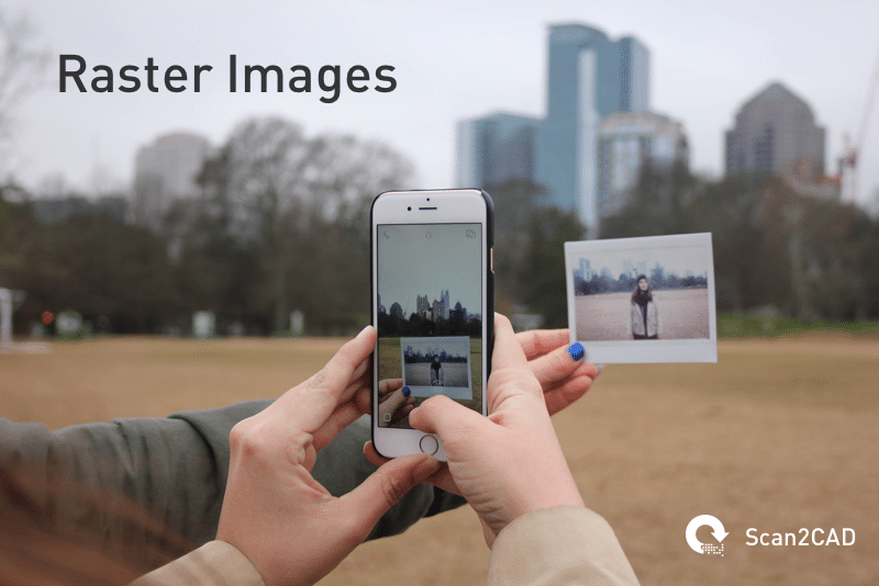 camera photographing a polaroid picture