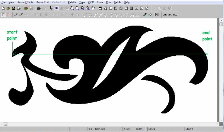 Setting scale by measuring the distance