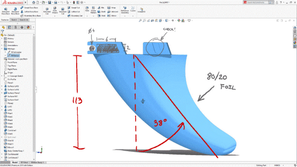 SolidWorks 2019 handwriting recogniton and 3D mark-up tool