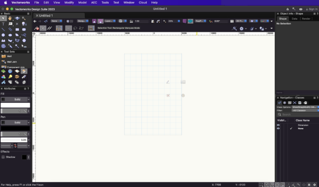 Vectorworks 2023 Interface