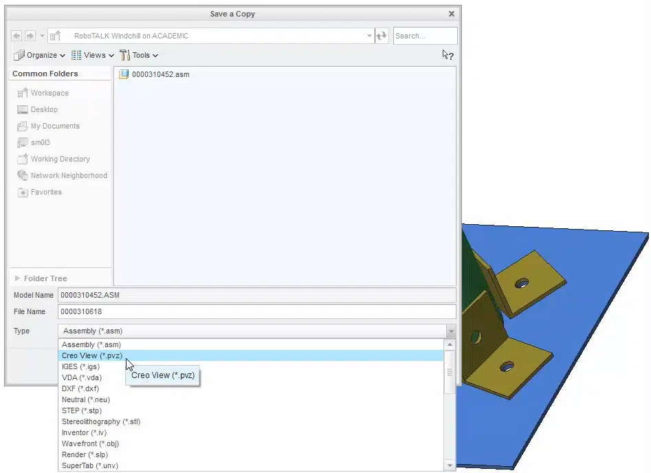 Creo supported file formats 