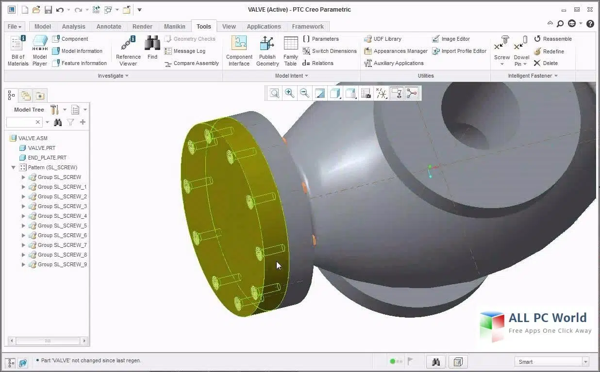 Creo’s standard user interface