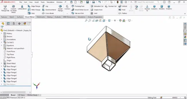 Feeding hopper 3D CAD model