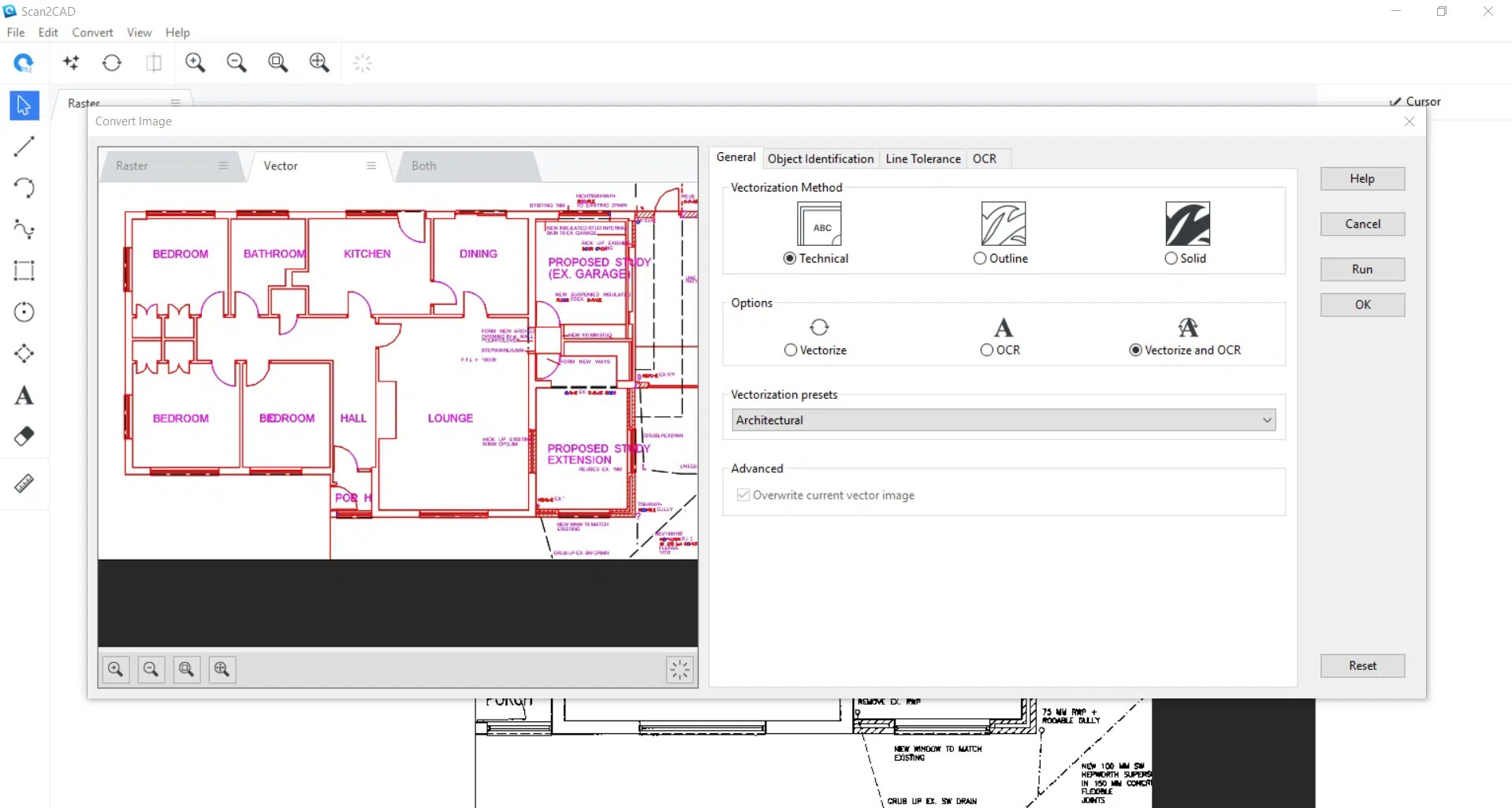 screenshot of vector preview