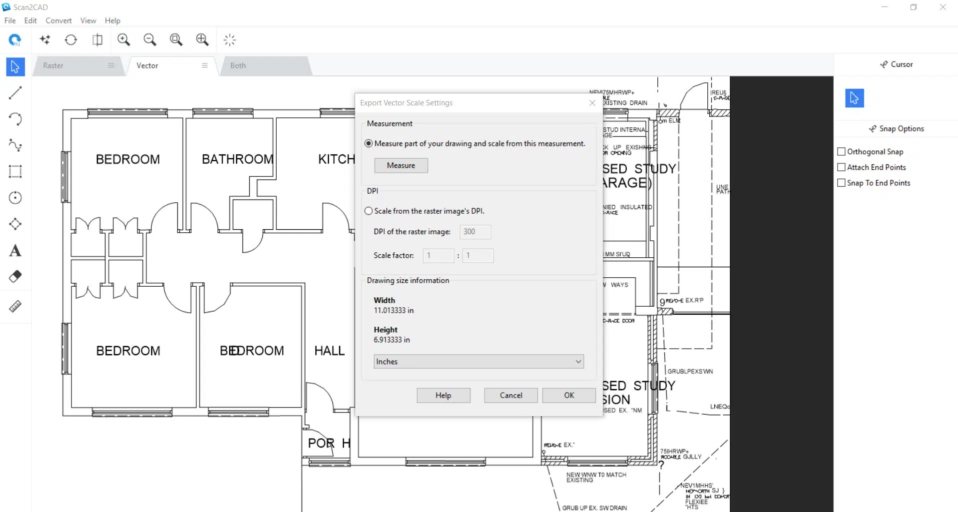 screenshot of image scaling