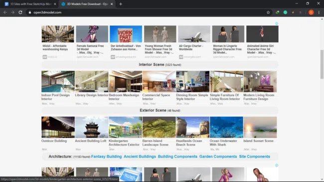 Open3DModel homepage
