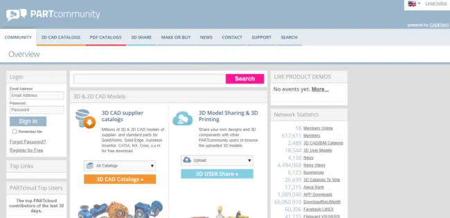 Part Community homepage