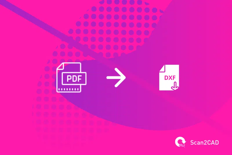 PDF to DXF file icons