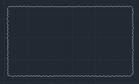 Rectangular Revision Cloud in AutoCAD