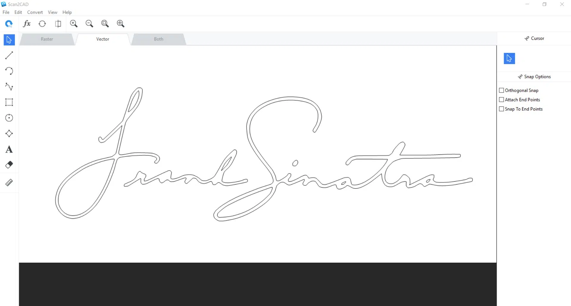 signature outline screenshot